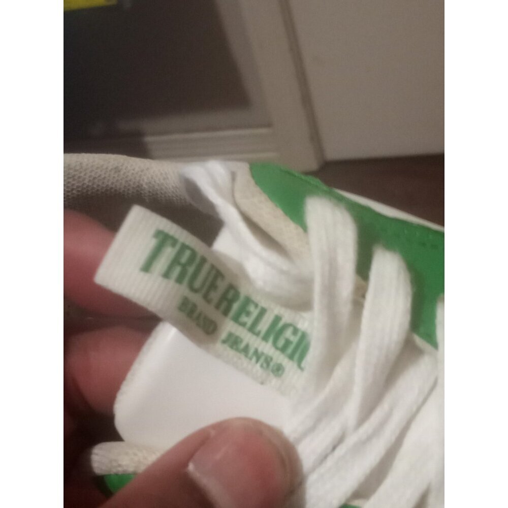 True Religion ‘Stasha’ Women’s Green & White Fashion Sneakers – Size US 9 - Picture 6 of 13
